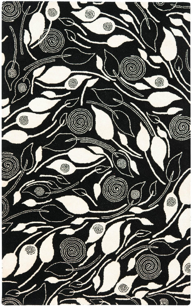 Safavieh Soho Soh217B Black / Ivory Rugs.