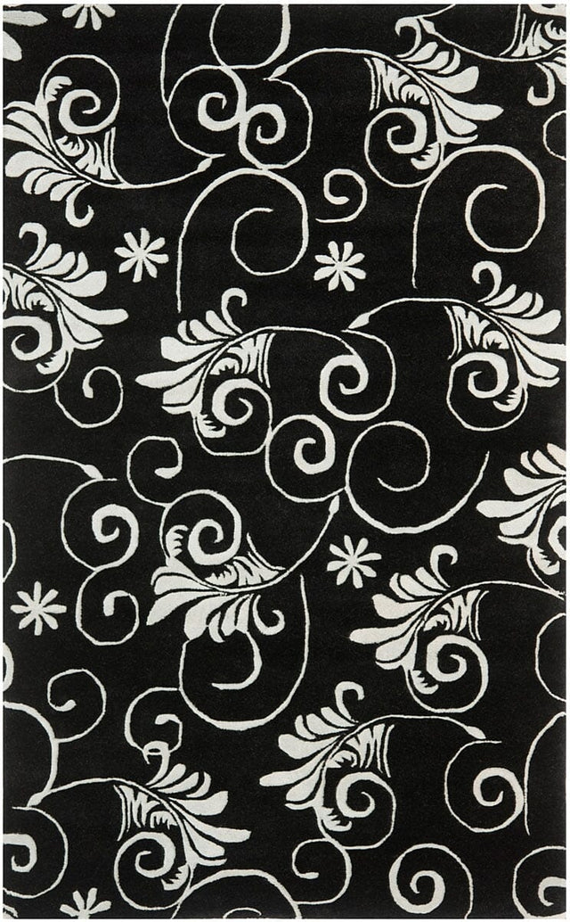 Safavieh Soho Soh218A Black / Ivory Rugs.