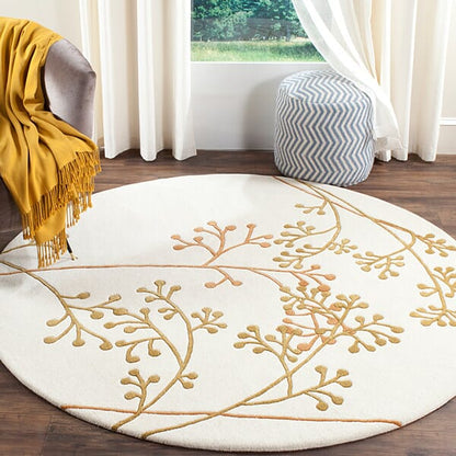 Safavieh Soho Soh305B Ivory / Orange Floral / Country Area Rug