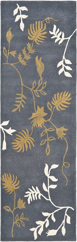 Safavieh Soho Soh313C Dark Grey Floral / Country Area Rug