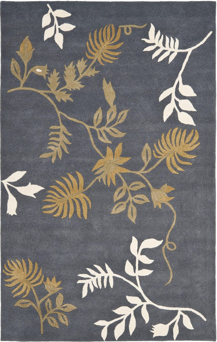 Safavieh Soho Soh313C Dark Grey Floral / Country Area Rug