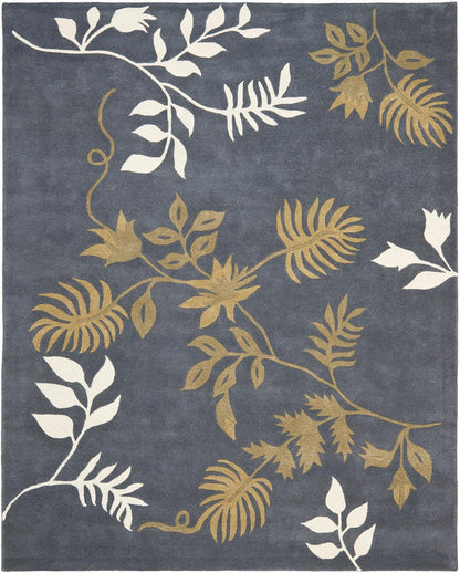 Safavieh Soho Soh313C Dark Grey Floral / Country Area Rug