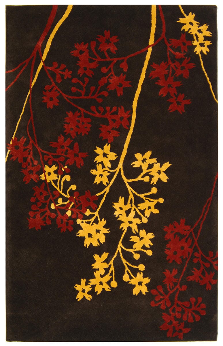 Safavieh Soho soh316a Brown / Red Floral / Country Area Rug