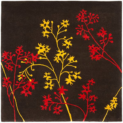 Safavieh Soho Soh316A Brown / Red Floral / Country Area Rug