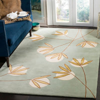 Safavieh Soho soh328a Light Blue / Green Floral / Country Area Rug