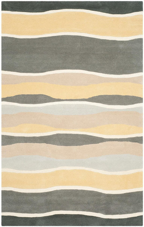 Safavieh Soho Soh337A Grey / Gold Rugs.