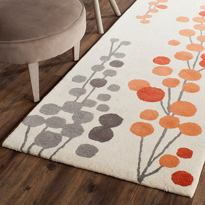 Safavieh Soho Soh338B Beige / Orange Floral / Country Area Rug