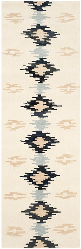 Safavieh Soho Soh339A Ivory / Dark Grey Moroccan Area Rug