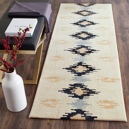 Safavieh Soho Soh339A Ivory / Dark Grey Moroccan Area Rug