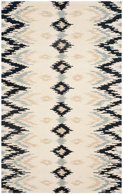 Safavieh Soho Soh339A Ivory / Dark Grey Moroccan Area Rug