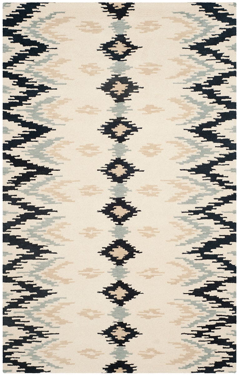 Safavieh Soho Soh339A Ivory / Dark Grey Moroccan Area Rug