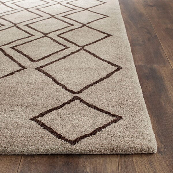 Safavieh Soho Soh340B Light Grey / Dark Grey Rugs.