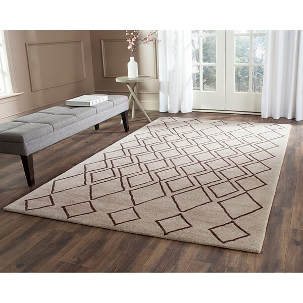 Safavieh Soho Soh340B Light Grey / Dark Grey Rugs.