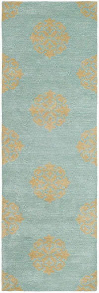 Safavieh Soho soh424a Turquoise Geometric Area Rug