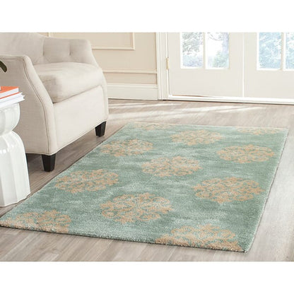 Safavieh Soho soh424a Turquoise Geometric Area Rug