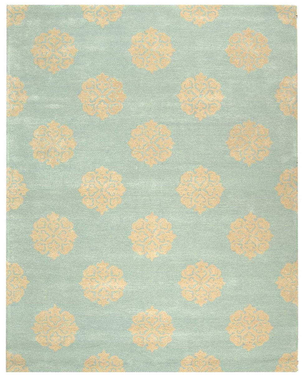 Safavieh Soho soh424a Turquoise Geometric Area Rug