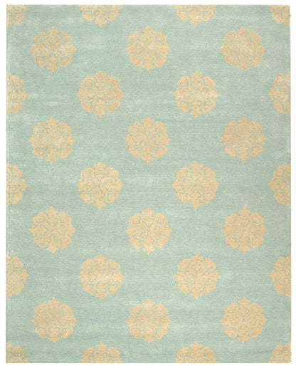 Safavieh Soho soh424a Turquoise Geometric Area Rug