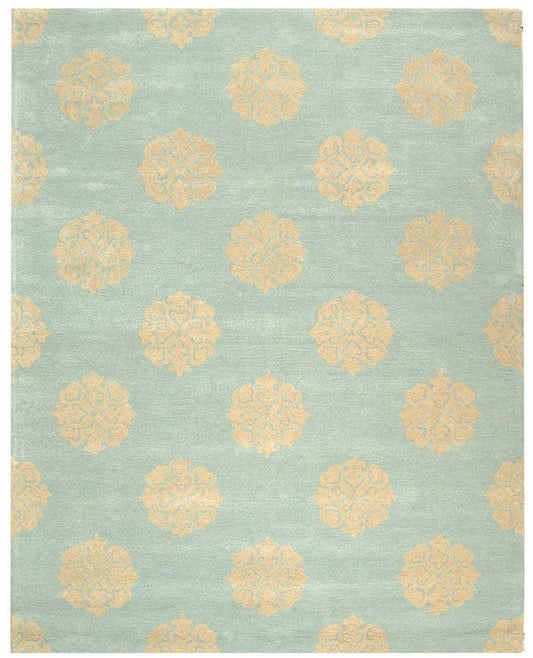 Safavieh Soho soh424a Turquoise Geometric Area Rug