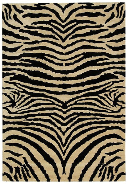 Safavieh Soho Soh434A White / Black Animal Prints /Images Area Rug