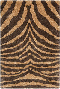 Safavieh Soho soh434c Black / Gold Animal Prints /Images Area Rug