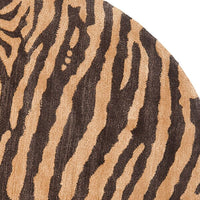 Safavieh Soho soh434c Black / Gold Animal Prints /Images Area Rug