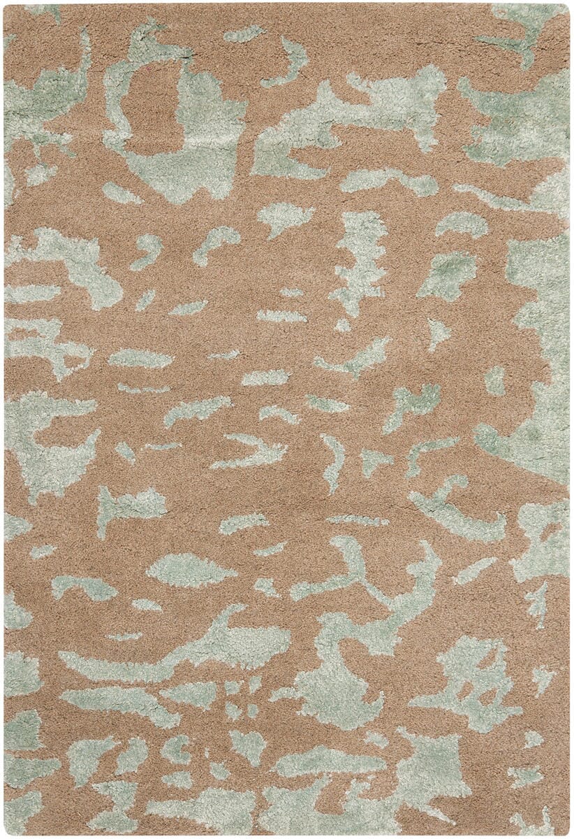 Safavieh Soho Soh525B Taupe / Light Blue Organic / Abstract Area Rug