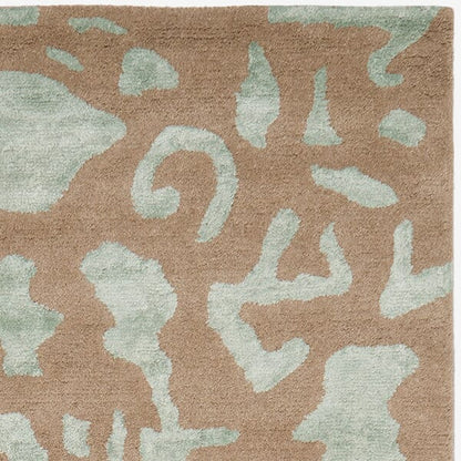 Safavieh Soho Soh525B Taupe / Light Blue Organic / Abstract Area Rug