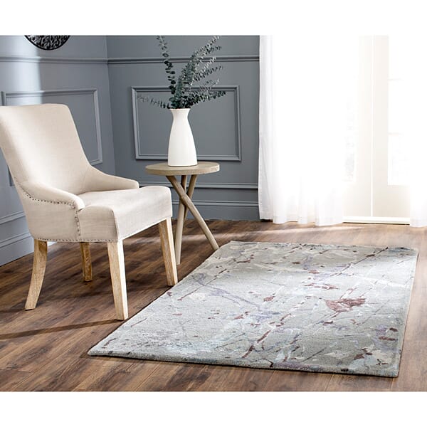 Safavieh Soho Soh527A Grey / Multi Geometric Area Rug