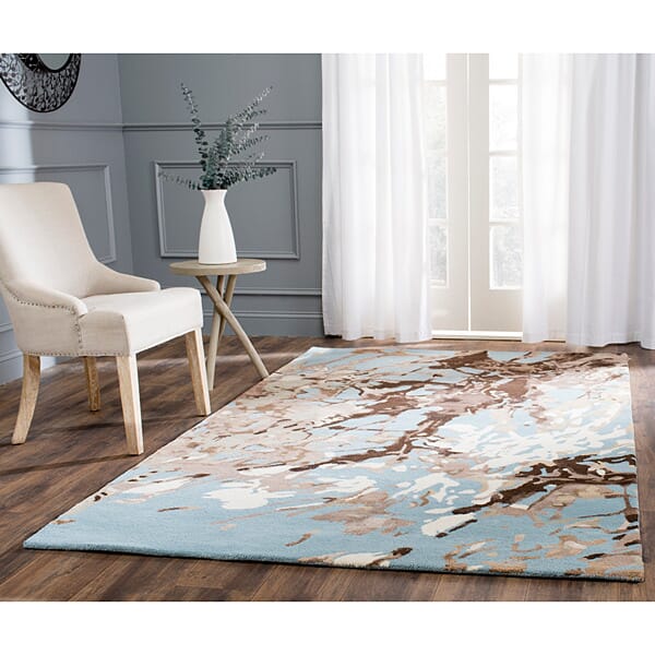 Safavieh Soho Soh528A Blue / Multi Geometric Area Rug