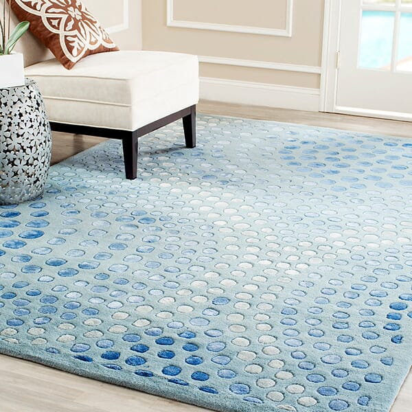 Safavieh Soho Soh654B Light Blue Geometric Area Rug