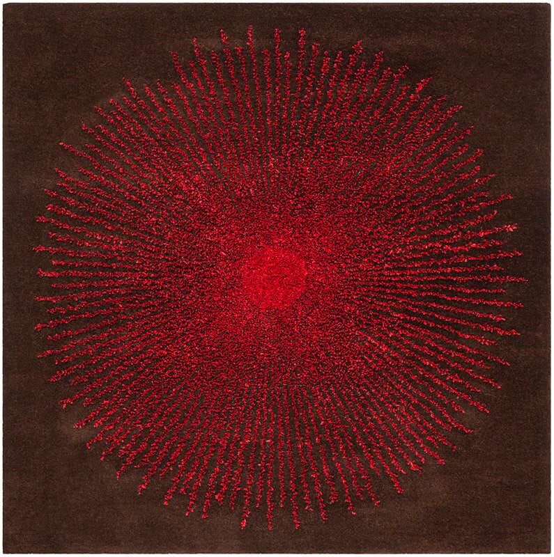 Safavieh Soho Soh655T Brown/Red Rug.