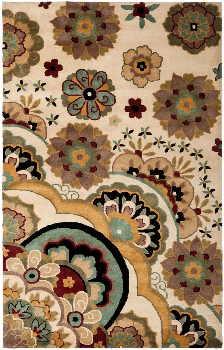 Safavieh Soho Soh701A Ivory / Multi Rugs.