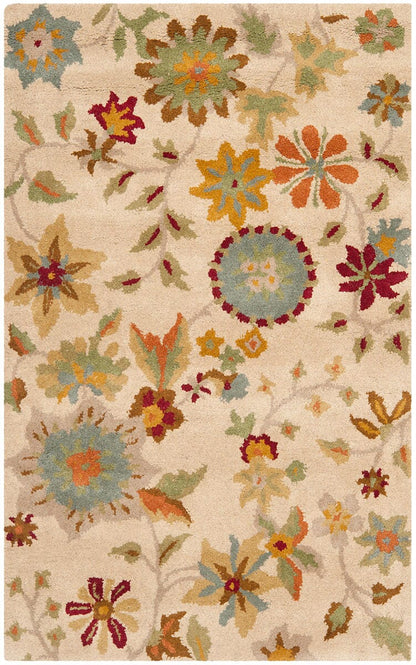 Safavieh Soho Soh702A Ivory / Sage Floral / Country Area Rug