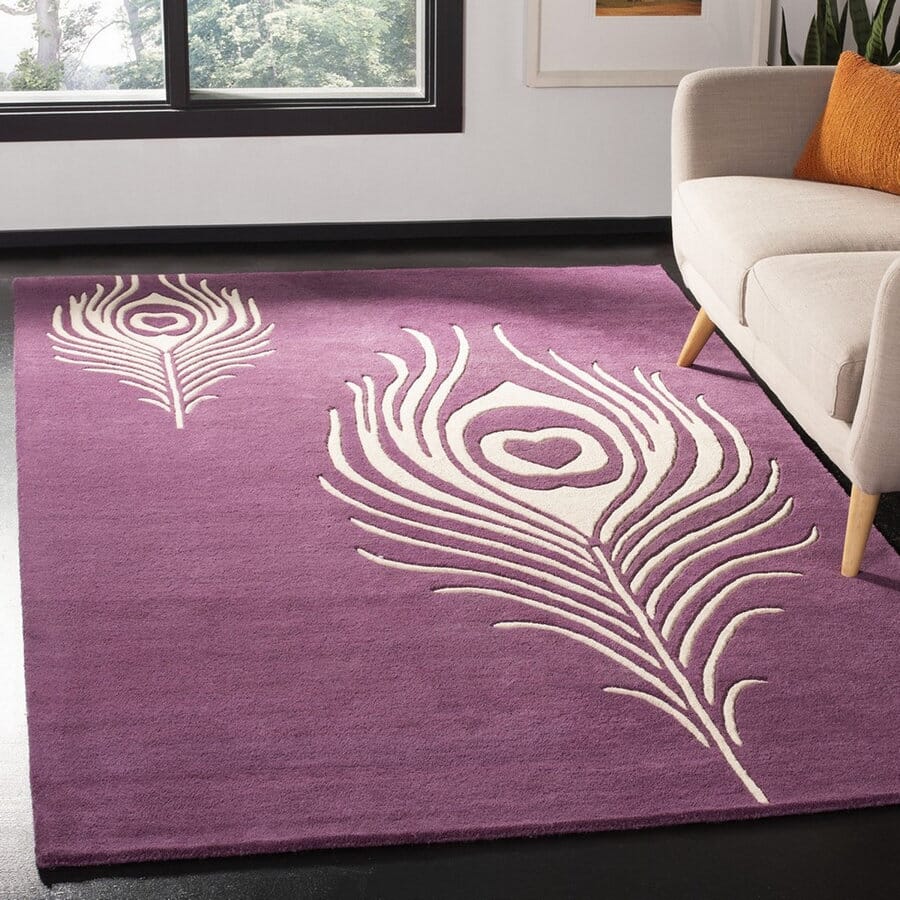 Safavieh Soho Soh704A Purple / Ivory Area Rug