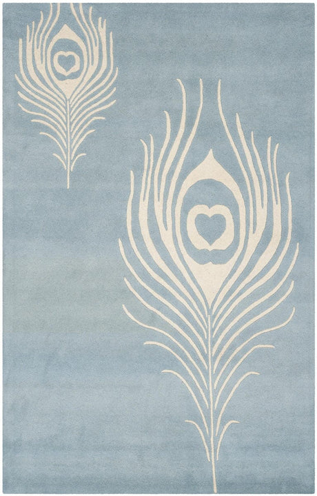 Safavieh Soho Soh704B Light Blue / Ivory Rugs.