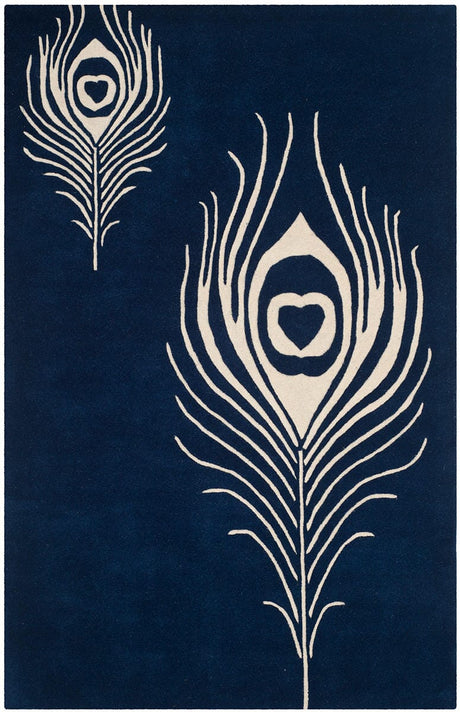 Safavieh Soho Soh704D Navy / Ivory Rugs.
