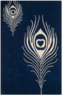 Safavieh Soho Soh704D Navy / Ivory Rugs.