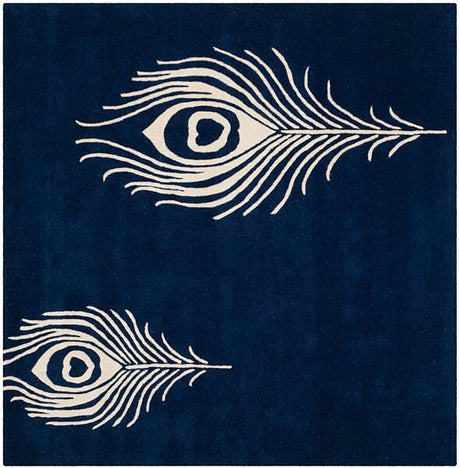 Safavieh Soho Soh704D Navy / Ivory Rugs.