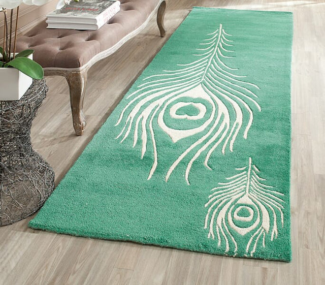 Safavieh Soho Soh704T Teal / Ivory Rugs.