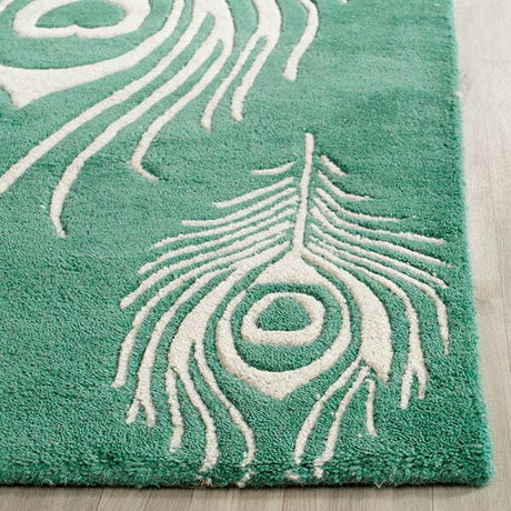 Safavieh Soho Soh704T Teal / Ivory Rugs.