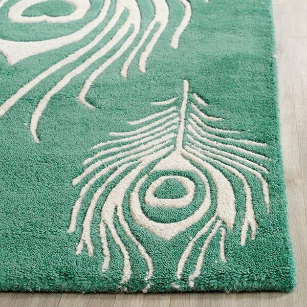 Safavieh Soho Soh704T Teal / Ivory Rugs.