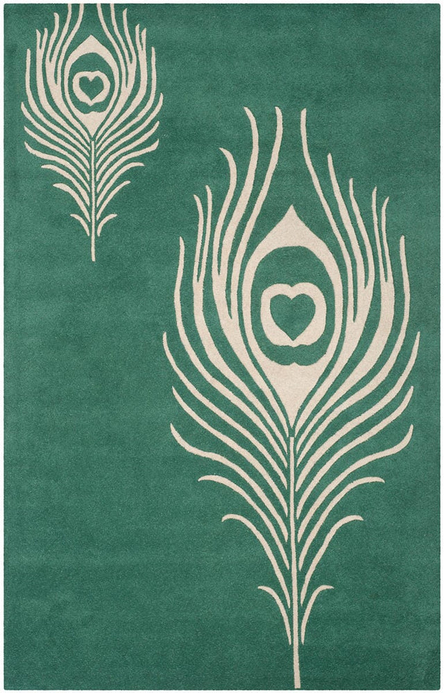 Safavieh Soho Soh704T Teal / Ivory Rugs.