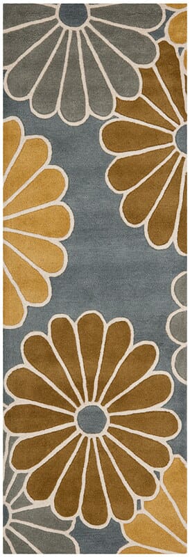 Safavieh Soho Soh705A Grey / Yellow Floral / Country Area Rug