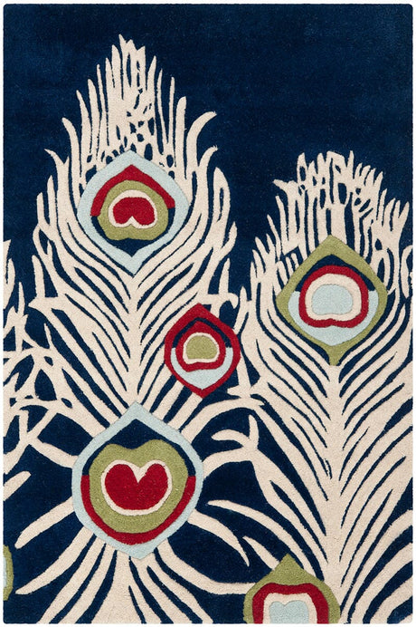 Safavieh Soho Soh709A Blue / Ivory Rugs.