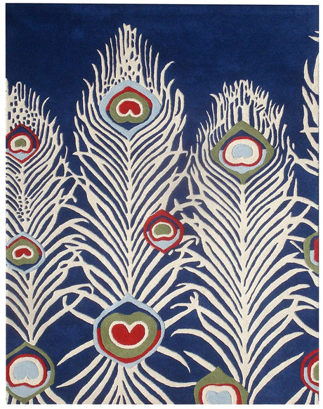 Safavieh Soho Soh709A Blue / Ivory Rugs.