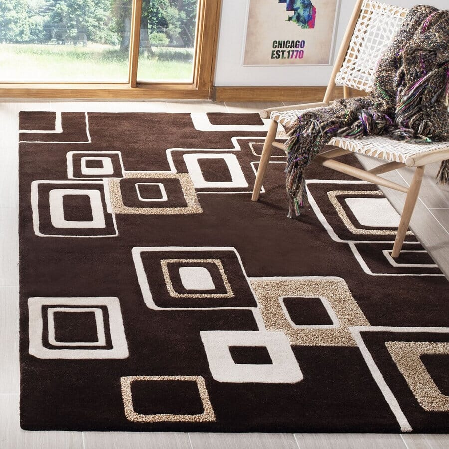 Safavieh Soho Soh711B Brown / Beige Geometric Area Rug