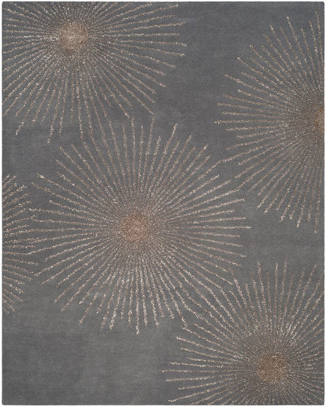 Safavieh Soho Soh712E Dark Grey / Silver Rugs.