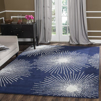 Safavieh Soho Soh712M Dark Blue / Ivory Geometric Area Rug