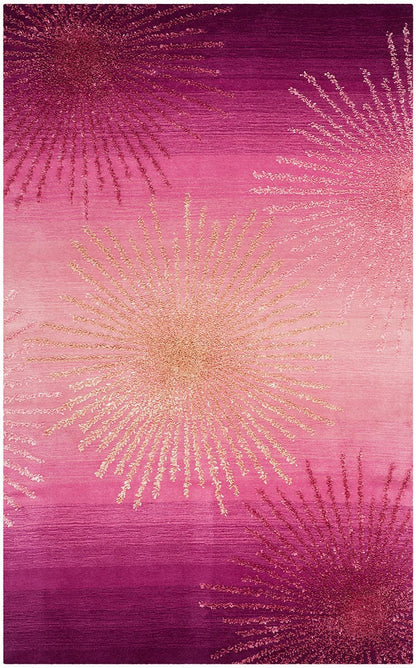 Safavieh Soho Soh712N Pink Geometric Area Rug