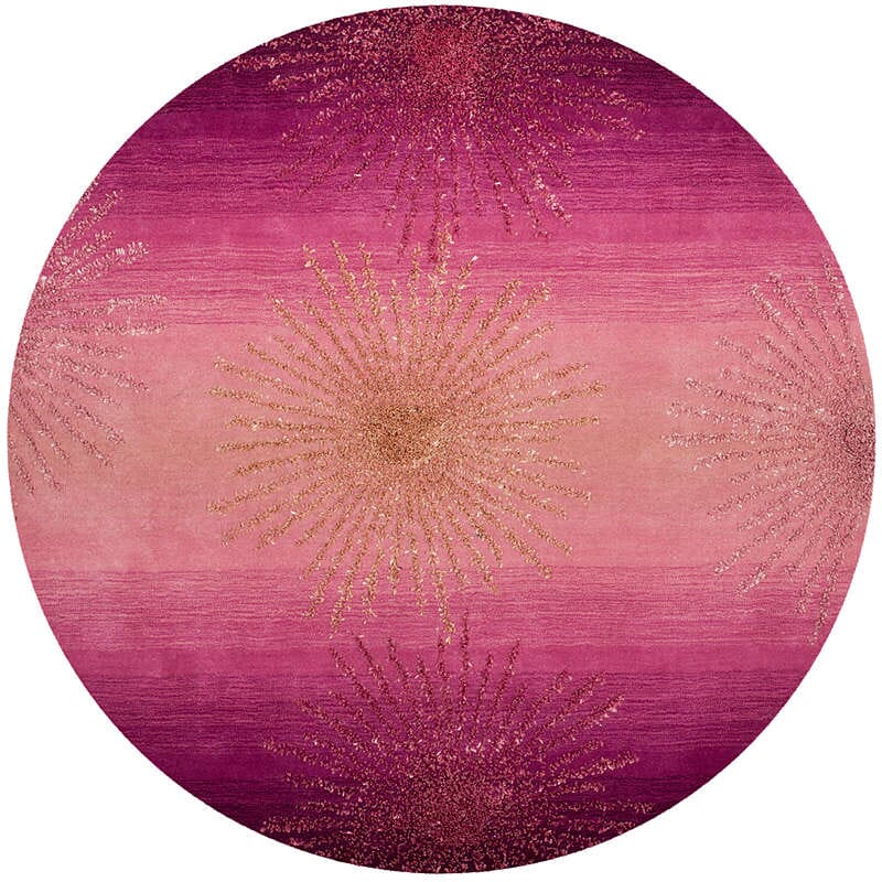 Safavieh Soho Soh712N Pink Geometric Area Rug